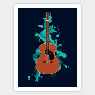 Concert Style Acoustic Guitar All Mahogany Sticker